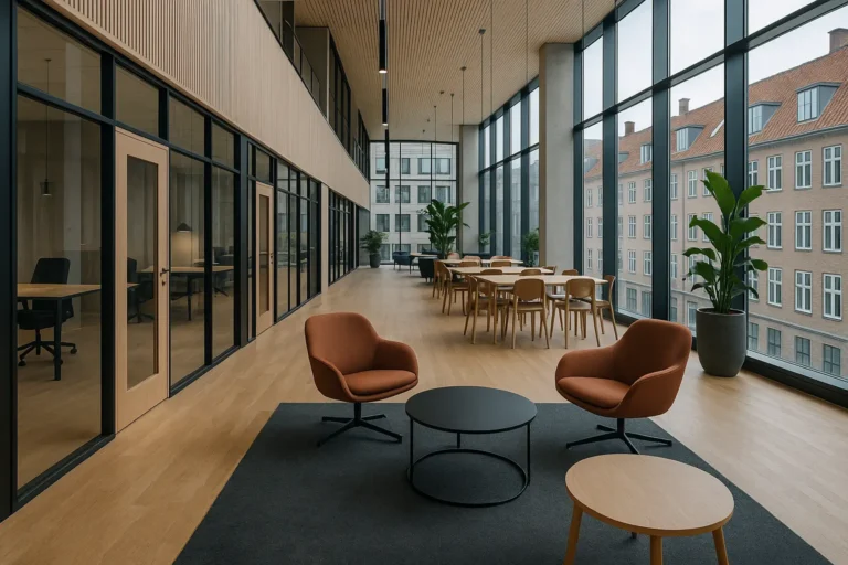 Hvor kan man arbejde i København: forretningscentre kontra coworking-kontorer